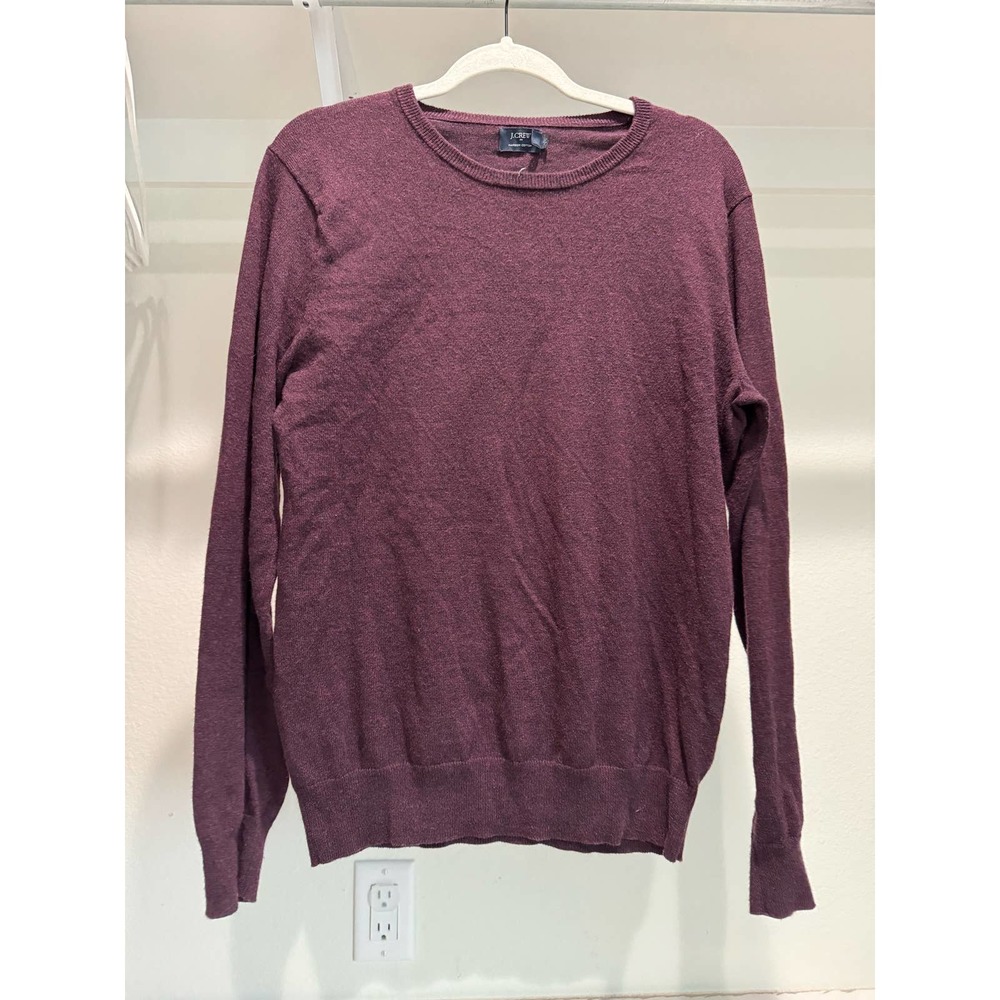 J. Crew Men's Sweater Crew Neck Size‎ Small Wine
